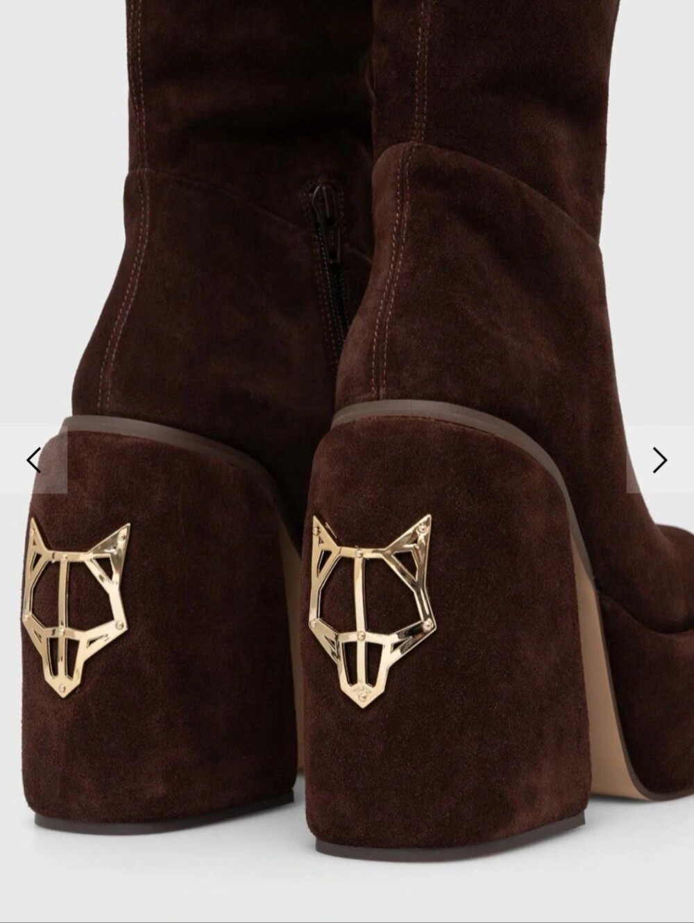 ✨ RARE SOLD OUT ✨ Naked Wolfe Brown Spice Platform Boots - Size 9
